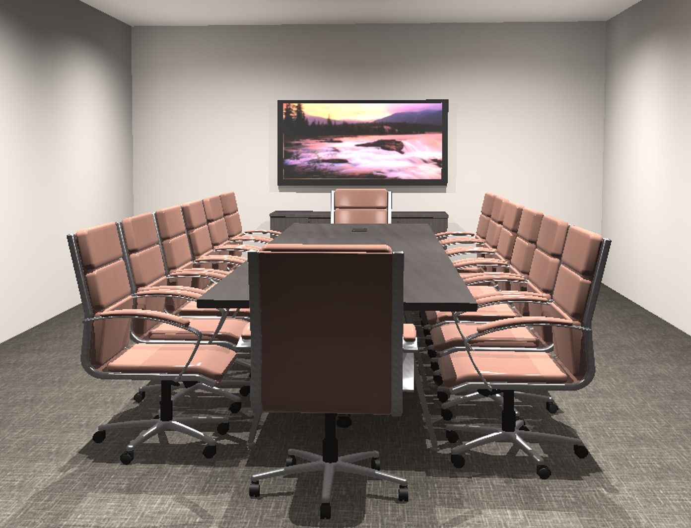 Conference Table ALL 3d Color