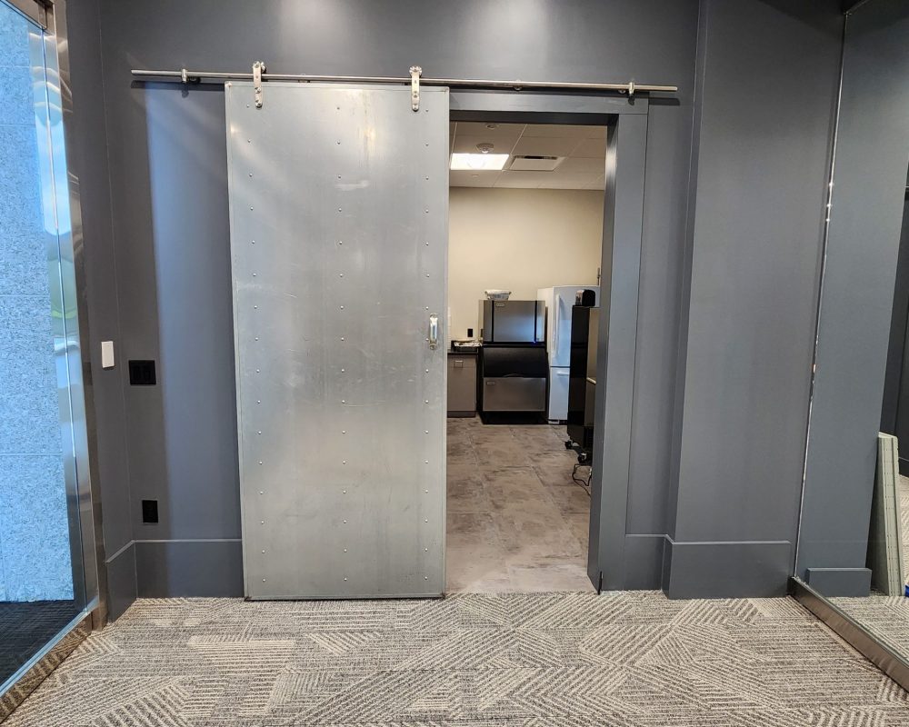 Ground floor Conference Center barn doors